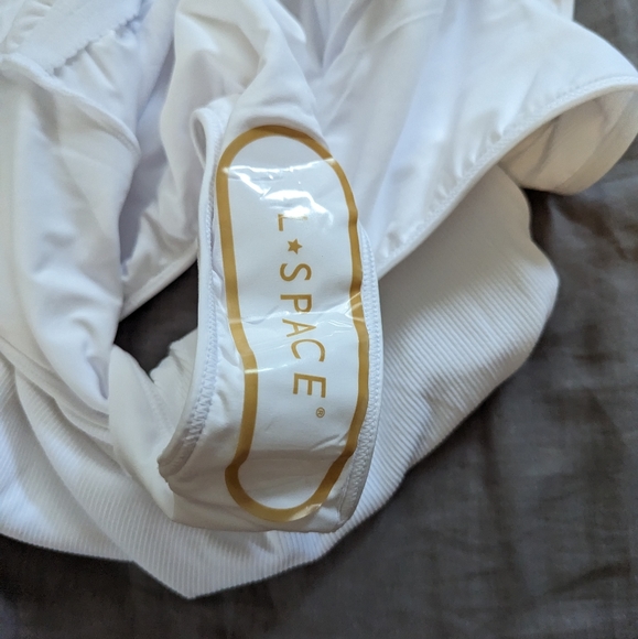 L*Space Float On Ribbed Henley Button One Piece Swimsuit - Picture 15 of 15